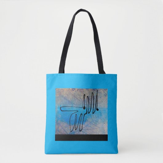 Tote Bag Blue Dog. (Devant)