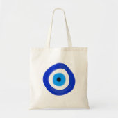 Tote Bag Blue Evil Eye (Devant)