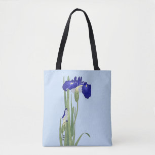 Tote Bag Blue Irises par Ohara Koson