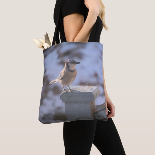 Tote Bag Blue Jay (De près)