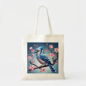 TOTE BAG " BLUE JAY " (Devant)