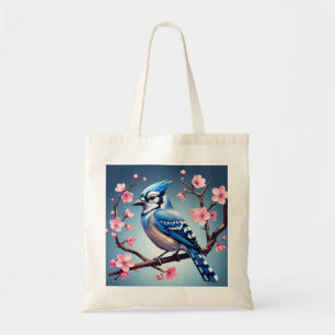 TOTE BAG " BLUE JAY "