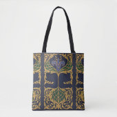 Tote Bag Blue Lily Dark Academia (Devant)