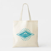 Tote Bag Blue Make a Camp, Great Adventure (Dos)