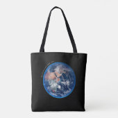 Tote Bag Blue Marble Earth, 2014 Photo satellite (Dos)