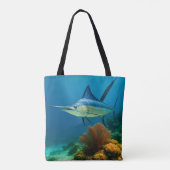 Tote Bag Blue Marlin Glide (Dos)