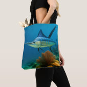 Tote Bag Blue Marlin Glide (De près)