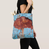 Tote Bag Blue paint and rust texture old, paint, texture, a (De près)