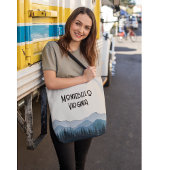 Tote Bag Blue Ridge Mountains, Montebello personnalisable