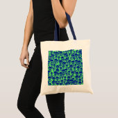 Tote Bag Blue Skulls (Devant (produit))