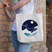 Tote Bag Blue Whale Dream