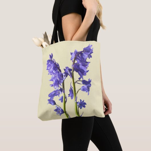 Tote Bag Bluebells, De la forêt même que j'ai créé! (De près)