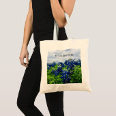 Tote Bag Bluebonnets Blue Flowers Texas texan Floral (Devant (produit))