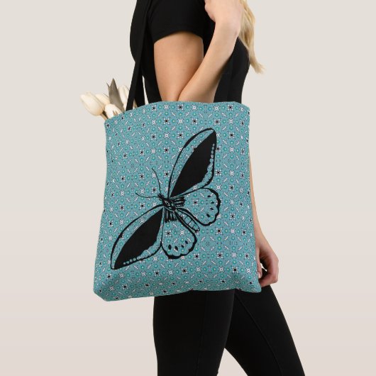 Tote Bag Blues Papillon (De près)