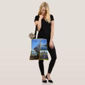 Tote Bag Bluffton South Carolina Lowcountry Collage (Sur le modèle)