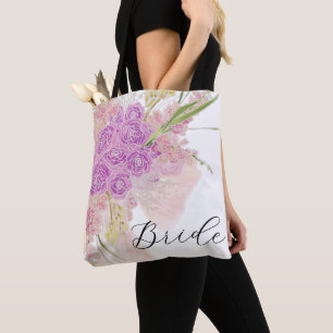 Tote Bag Blush La Boca Rosa Bouquet à noeud papillon transp