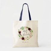 Tote Bag Blush Romance Maid of Honor (Devant)