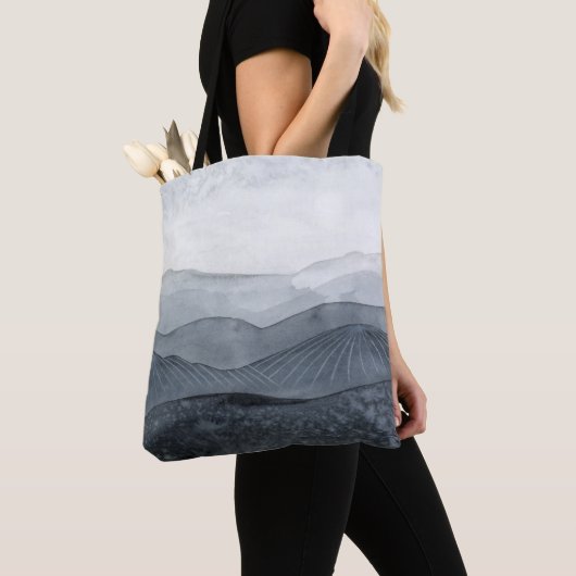 Tote Bag Blustering Grey Valley (De près)