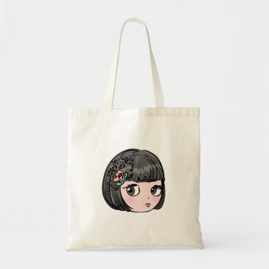 Tote Bag Blythe doll art, mignonne et kawaii illustration (Devant)