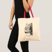 Tote Bag Bob et Tim minuscule (avec le texte) (Devant (produit))