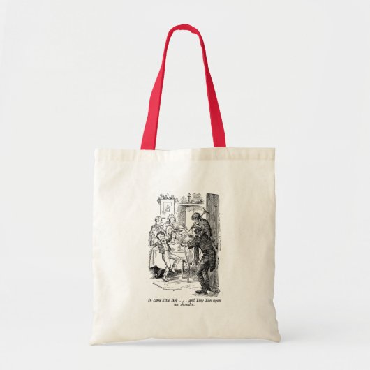 Tote Bag Bob et Tim minuscule (avec le texte) (Devant)