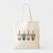 Tote Bag Boba Bubble Tapioca Pearl Lait Thé Boisson de lait (Devant)