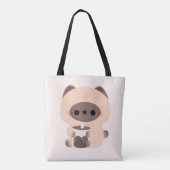Tote Bag Boba Siamese Chat (Dos)