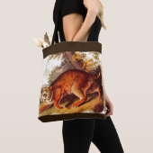 Tote Bag bobcat effrayant (De près)
