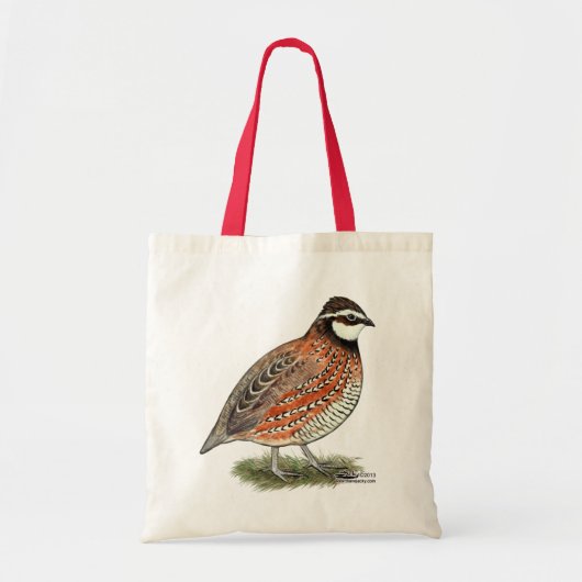 Tote Bag Bobwhite Quail (Devant)