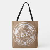 Tote Bag Boeuf de première qualité - Couleurs foncées (Devant)