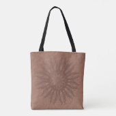Tote Bag Bohème organique en soleil levant (Dos)