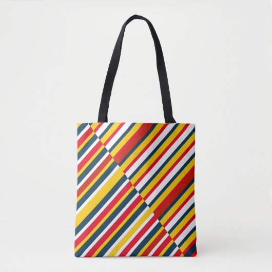Tote Bag Bohème rayé (Devant)