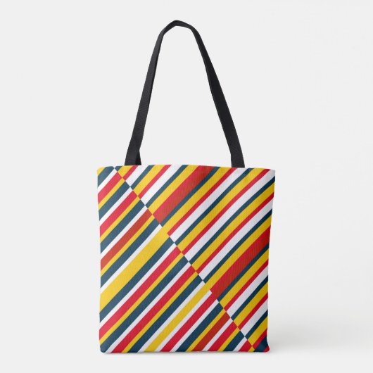 Tote Bag Bohème rayé (Dos)