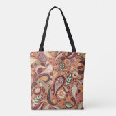 Tote Bag Bohemian Paisley (Dos)