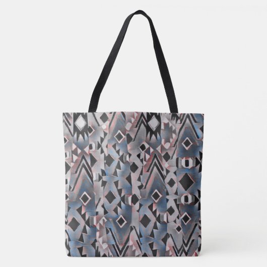 Tote Bag Boho Aztec Abstrait (Devant)