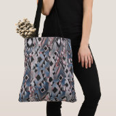 Tote Bag Boho Aztec Abstrait (De près)