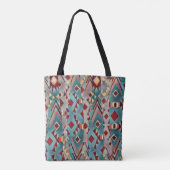 Tote Bag Boho Aztec Abstrait (Dos)