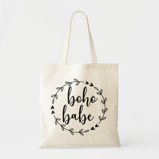 Tote Bag Boho Babe Wreath