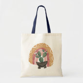Tote Bag Boho Cactus Arc-en-ciel : Vibrations du désert (Devant)