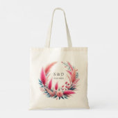 Tote Bag Boho Chic Pampas Mariage (Dos)