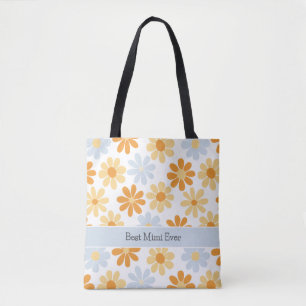 Tote Bag Boho Daisy Meilleur Mimi Jamais