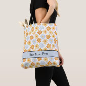 Tote Bag Boho Daisy Meilleur Mimi Jamais (De près)