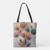 Tote Bag Boho Dandelion Flowers (Dos)