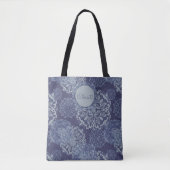 Tote Bag Boho Denim Moody Blues Mandalas Fourre-tout (Devant)