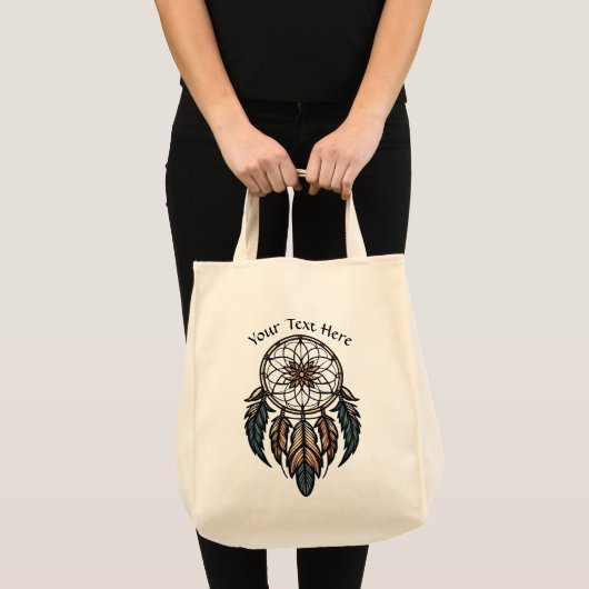 Tote Bag Boho dreamcatcher (Devant (produit))