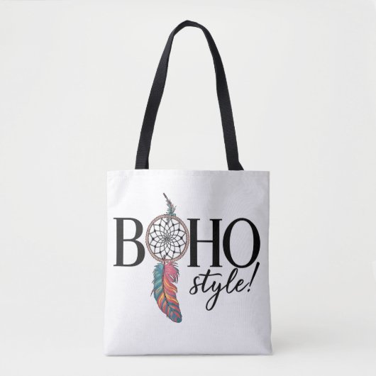 Tote Bag Boho Dreamcatcher Free Spirit Style Femme Mode (Devant)