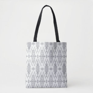 Tote Bag Boho Ethnique : Trendy Hand-Drawn Seamless.