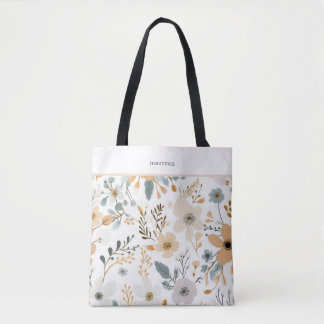 Tote Bag Boho Feuillage d'Automne