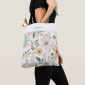 Tote Bag Boho Feuillage d'Automne (De près)