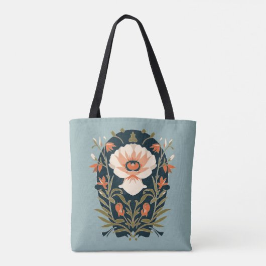 Tote Bag Boho Floral (Dos)